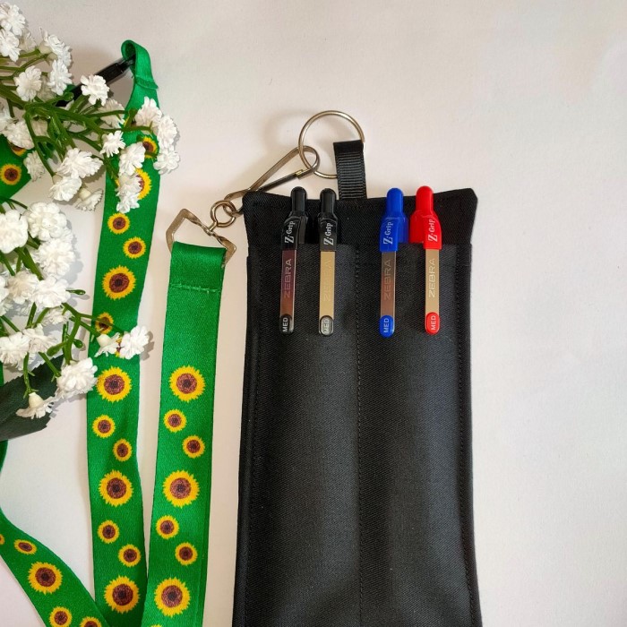 pen holder for lanyard