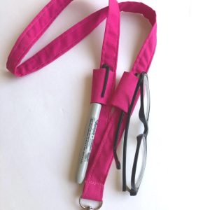 pen holder for lanyard