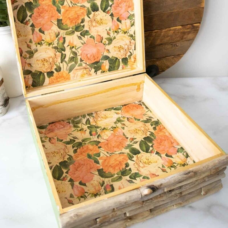 how to decoupage on wood