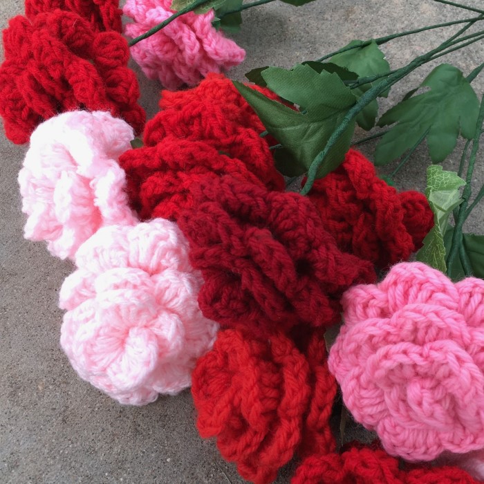 crochet rose