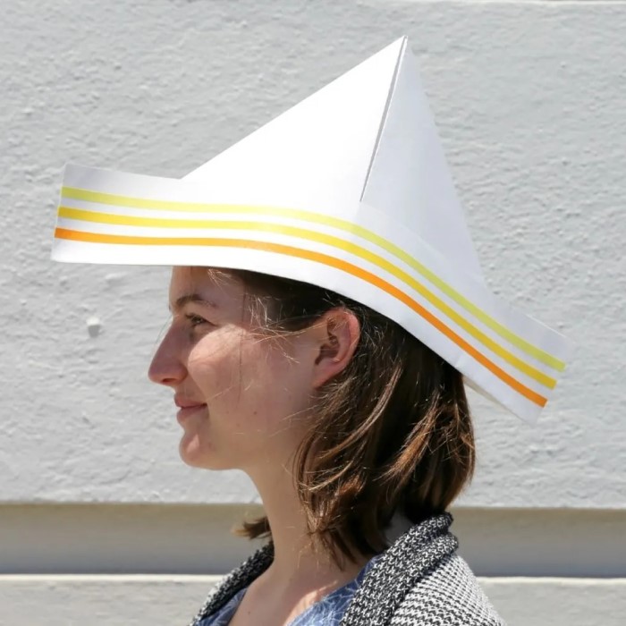 how to make a paper hat