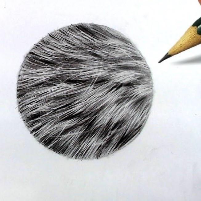 how to draw fur