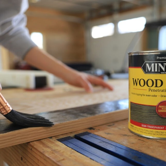 how to stain wood