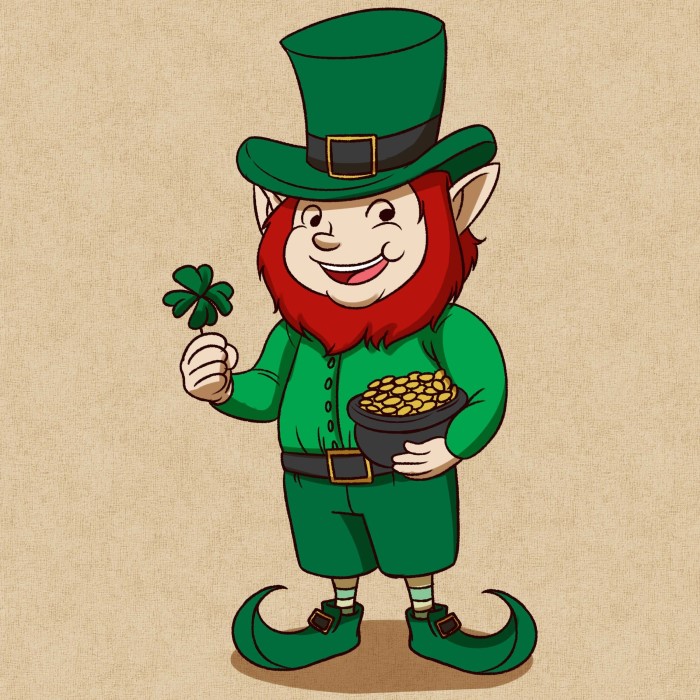 how to draw a leprechaun