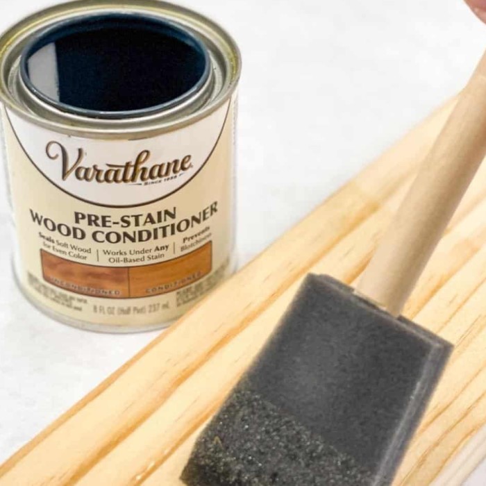 how to stain wood